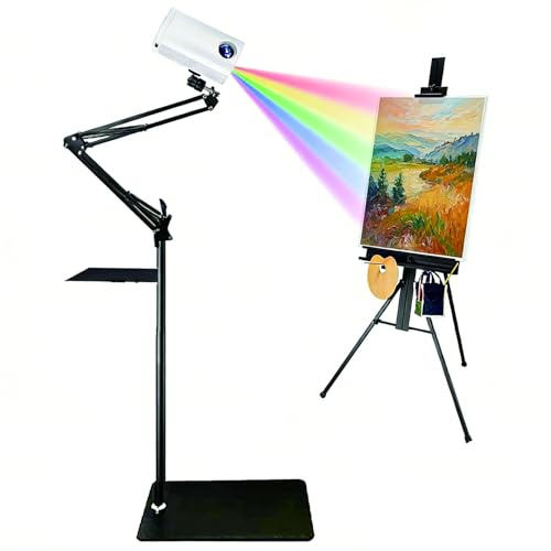 Projecteur Artistique Pour Dessin Et Traçage – Projecteur De Croquis Intelligent Portable Avec Wi-Fi & USB, Mise Au Point Et Correction De Trapèze Réglables, Pour Peinture, Toile, Mur Et Décoration De