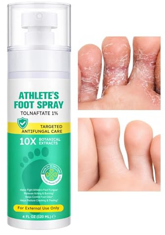 Spray Cuidado Pie de Atleta Eliminación De Mal Olor Podal 120 ml