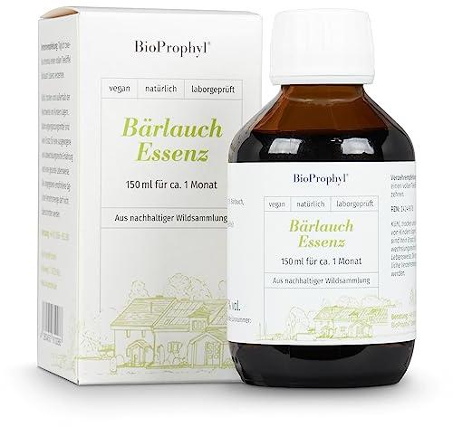 BioProphyl® Bärlauch Essenz - 150ml hochwertiger Bärlauch aus Wildwuchs höchster Güteklasse - Bestandteil unserer Ausleitung