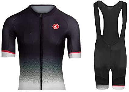 UGLY FROG Maillot Ciclismo Hombres Maillots de Bicicleta Conjunto de Jersey de Manga Corta Top MTB Manga Corta Set