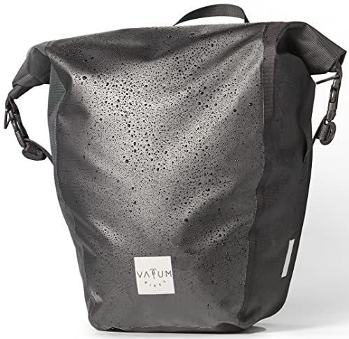 Vatum Bikes wasserdichte Fahrradtaschen für den Gepäckträger - Fahrrad Gepäckträgertasche zum Umhängen - Satteltaschen für Fahrrad außen als Seitentasche