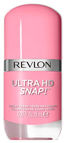 REVLON Vernis à ongles, Ultra HD Snap, 100 pourcent vegan, 78 pourcent d'ingrédients d'origine naturelle, formule intense, brillante et fortifiante, N°008 Damsel in a Dress, 8 ml