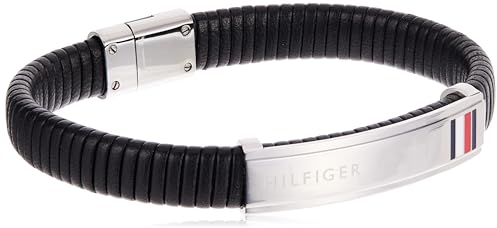 Tommy Hilfiger Jewelry Armband für Herren aus Leder Schwarze Farbe - 2790349