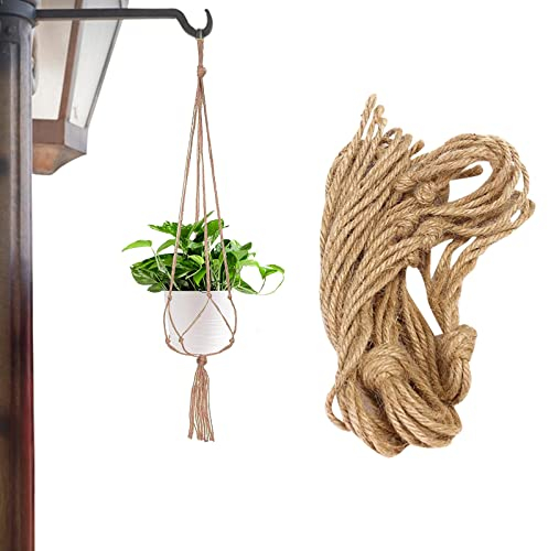 ZLXFT Makramee Blumenampel,Baumwollseil Hängeampel Hängetopf für Pflanzen,Makramee Blumenampel Baumwollseil Hängeampel Blumentopf Pflanzen Halter Aufhänger für Innen Außen Decken