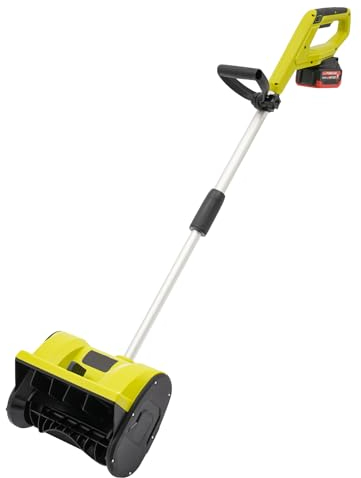 Spazzaneve,Spazzaneve a batteria,Direzione regolabile,Dotato di batteria al litio,Spazzola da neve per garage terrazze verande passerella