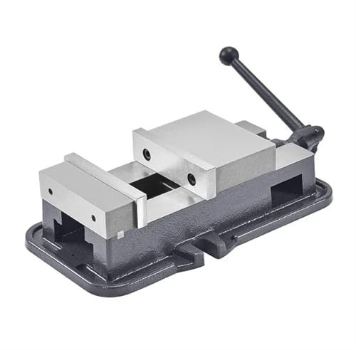 FUYUMIC Pince à Bec Plat à Angle Fixe Étau de Table hydraulique Robuste de qualité Industrielle de 4 Pouces for fraiseuses