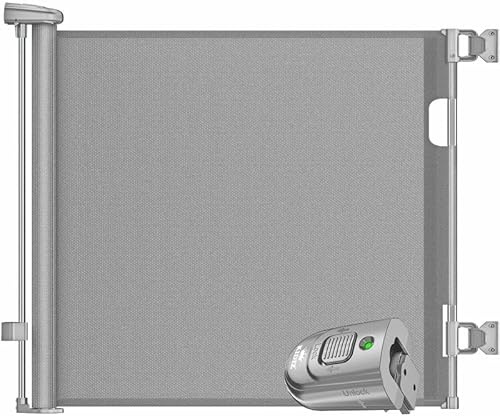 Kidiz® Barrière de sécurité pour escalier extensible 0-180CM | Barrière de sécurité pour bébés et animaux de compagnie | Barrière de protection pour escaliers et portes avec chevilles de sol et