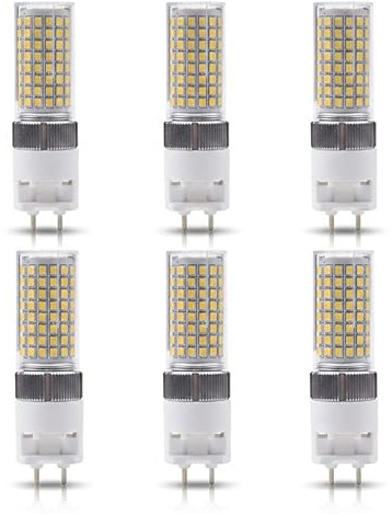 KYEGLO Confezione da 6 Lampadine LED G12, Lampadine G12 Bi-Pin Mais, 16 Watt 2000LM, 3000K Bianco Caldo Corrente Costante Senza Sfarfallio, Non Dimmerabile CA 85 V ~ 265 V