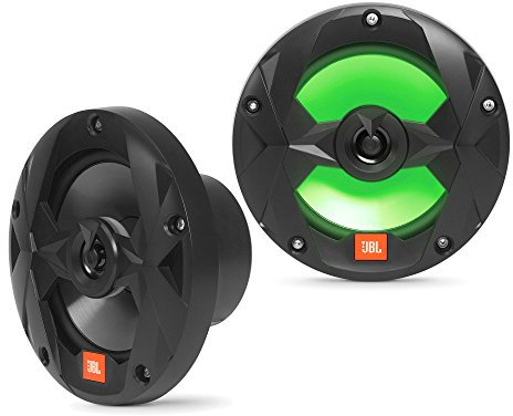 JBL MS65LB Marine 6.5 Inch Two-Way RGB-LED Speakers, Pair, Black