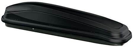 Skibox JUEASY300 300Ltr schwarz + Relingträger VDP L120 kompatibel mit VW Tiguan ab 07