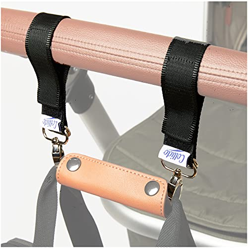 Collido Kinderwagen-Clips aus Metall | Unsere Kinderwagen-Haken befestigen Ihre Wickeltasche und alles was sonst keinen Platz findet | Ideales Kinderwagen Zubehör zur Baby Erstausstattung