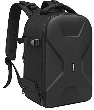 MOSISO Camera Bag,Waterproof Hard Photography Camera Backpack, Black | Full Open DSLR SLR Mirrorless Camera Bag with Tripod Holder&13 inch Laptop Compartment Compatible with Canon/Nikon/Sony