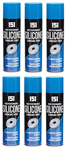 151 products 6 Silicone Lubricant Spray Grease Oil Clear Eliminates Squeaking Sticking 200ml