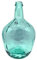 Tradineur - Garrafa de vidrio sin tapón, damajuana, botella lisa para almacenar agua, vino, licores, bebidas, 30 x 19 cm, 4 litros