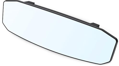 Innenspiegel Auto Rückspiegel Auto Weitwinkel Rückspiegel Clip auf Auto Spiegel, Blendfreier Rückspiegel, Flacher Panorama Spiegel zur Beseitigung Des Toten Winkels, Effektiv für Autos (Klein)