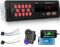 Autoradio 1 Din - Autoradio Bluetooth con doppia chiamata vivavoce Bluetooth, radio FM, Porta USB/Type-C/TF/AUX, memoria di spegnimento, connessione di protezione, registrazione audio + SWC