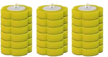 Engångs Väggmonterad Toalettset Hushållsrengöringsverktyg Inga Döda Vinklar Reservhuvuden(Yellow heads 18 pcs)
