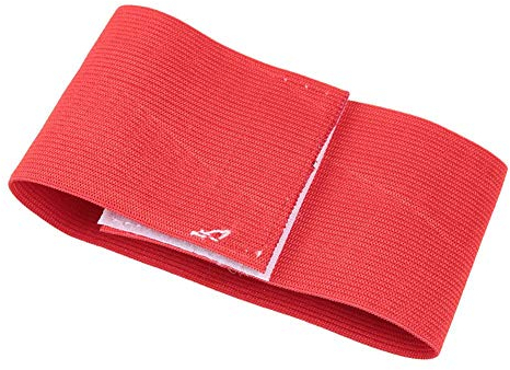 VGEBY1 Kapitänsbinde, Armbinde Sportarmband Armbänder Für Fußball Eishockey Rugby Netball Tennis Basketball(Rot) Armbinde Rot