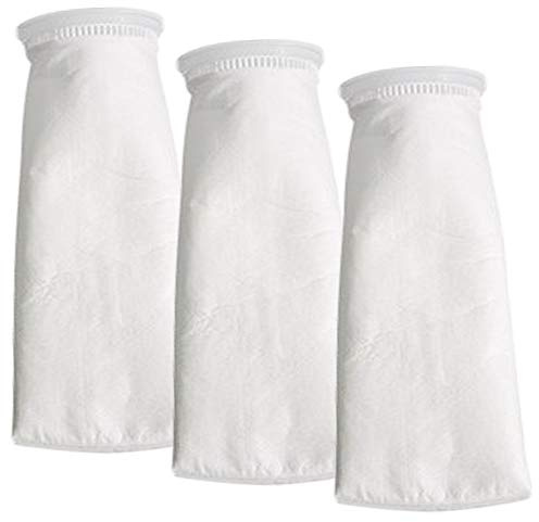 Honritone Calcetines de filtro de tela de fieltro para estanque de 10,4 cm por 15 pulgadas de largo, 50 micras, paquete de 3 (50 micras)