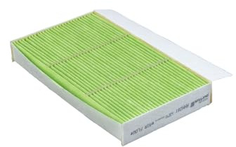 Purflux CabinHepa+ Filtre habitacle Hepa voiture, protège des allergènes, pollen, poussières, anti moisissure, particules fines automobile AHH281 Renault megane 3, Vert