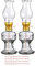 Garneck 2 Sets of Retro Kerosene Lamp Retro Oil Lamp Burner Kerosene Oil Lamp Home Party Decorative Oil Lamp Outdoor Camping Kerosene Lamp Oil Lamps for Indoors