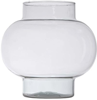 INNA-Glas Jarrón esférico RAINIERO, Transparente, 26 cm, Ø 26 cm