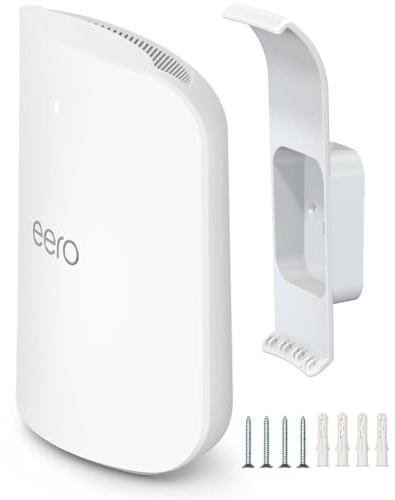 Wandhalterung für eero Max 7, keine Kabelsalat, platzsparend, Wandständerhalterung, kompatibel mit eero Max 7 Tri-Band Mesh WiFi System (1 Pack)