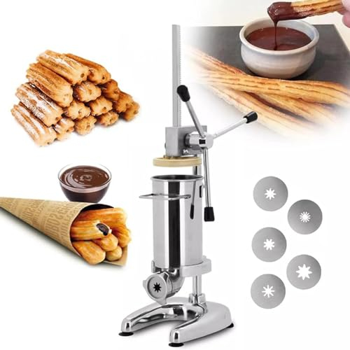 Machine électrique de Fabrication de Churro, Restaurant Manuel de Machine de Beignet de Fruit Latin Commercial d'acier Inoxydable pour la Boulangerie de cafétérias d'hôtels,3l