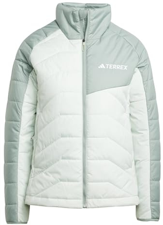 adidas Mujer Terrex Multi Synthetic Insulated Jacket, linen green/silver green, XXL