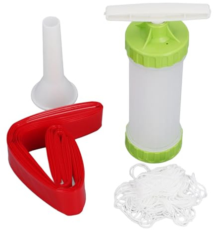 Juego de Tripas para Embutido de Salchichas, Tripas de Salchicha No Comestibles de Plástico de Grado Alimenticio, Tripas de Relleno de Jamón de Salchicha, Piel de Salchicha,