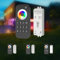 HEXIM 12-36V LED Controller & Fernbedienung Set - Wi-FI & RF Steuerung LED Beleuchtung. RGB/W/CCT Alexa Smart Home & Phone kompatibel - Tuya App (VS-M+RT5, RGB/W/CCT RF Controller+Fernbedienung)
