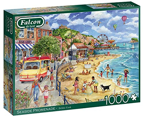Jumbo, Falcon de luxe - Seaside Promenade, Jigsaw Puzzles for Adults, 1,000 piece