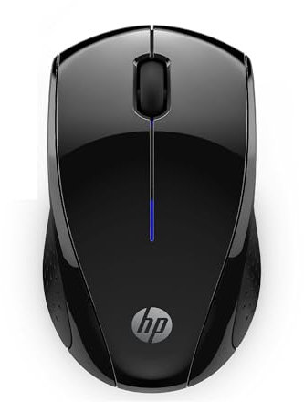 HP 220 Silent Wireless Mouse, 2.4 GHz Dongle, 15 Month Life Battery, Compatible with Windows, Mac, Chromebook/PC/Laptop (391R4AA), Black