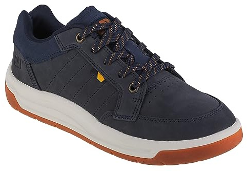 CAT Footwear, APA Cush Schuhe für Herren, hergestellt aus vollnarbigem Rindsleder, strapazierfähiges, gepolstertes Schaumstoff-Fußbett, recyceltes Innenfutter, flexibel für täglichen Halt, Midnight