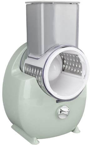 Râpe à Fromage électrique, Broyeur De Légumes électrique, Râpe à Légumes électrique Automatique, Trancheuse De Légumes électrique, Machine De Robot Culinaire De Cuisine(Vert)