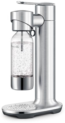 Breville BCA600BSS InFizz Aqua Sparkling Water Maker, Brushed Stainless Steel
