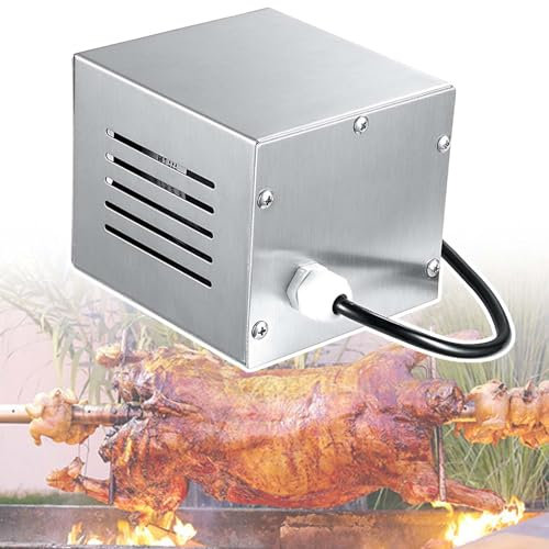 Elektrisk Grillrotisseriemotor, 80 Till 160 Kg, Motor FöR Rostfritt StåL FöR KycklingköTt, GrisköTt, 25 W Till 40 W,80-100KG