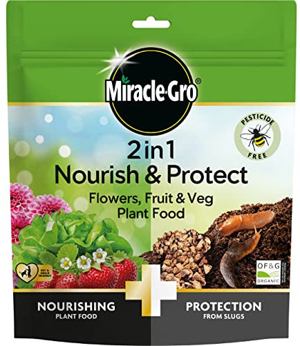 Miracle-Gro Nourish and Protect Flowers, Fruit and Veg Plant Food, 1kg