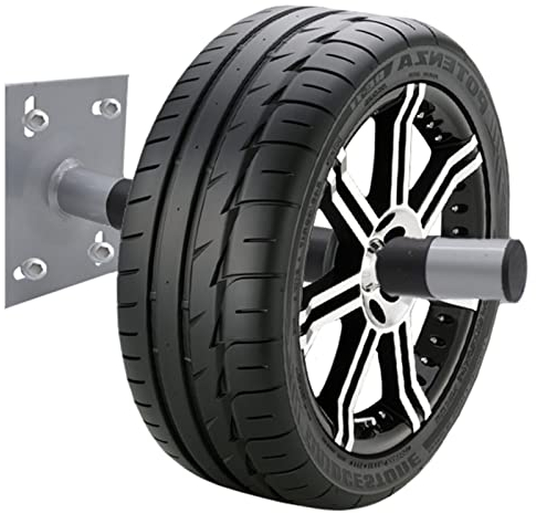 SDFVSDF Reifenregal Hochleistungsgarage-Reifenhaken, Extra Langer Reifenhalter Wandmontage Reifenhalter für Autoreifen & Felgen, Alle Installationsbeschläge Enthalten, Belastung 50 Kg