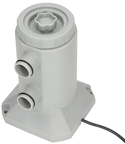 Bomba de Filtro de Piscina, Bomba de Filtro de Cartucho de Piscina Peine Agua Circulante Impermeable 2000L/H Resistente a Altas Temperaturas para Acuario (Enchufe UE 220V)