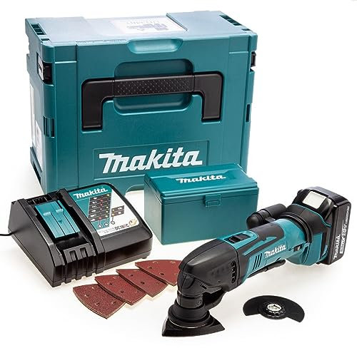 Makita DTM50RF1J1 18v LXT Lithium Cordless Multi Tool Multi Tool 1 x 3ah + Acc