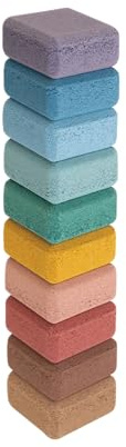 Korko Nature's Rainbow Entfache Kreativität und Lernabenteuer mit farbenfrohen Bauklötzen aus Kork!