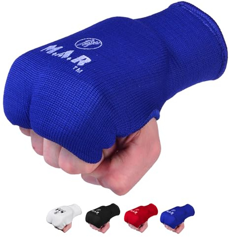 MAR | Boxing Karate Training Mitts, Slip-On Elasticated Design, MMA Hand Protection, Muay Thai, Kickboxing, Unisex Martial Arts Gear for Adults (Pair)