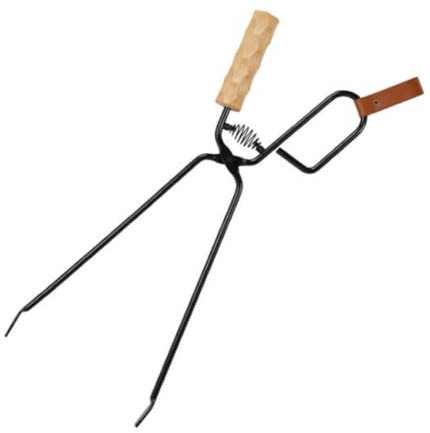 TOYANDONA Pinza de Barbacoa con Ergonómico de Pinza de Hierro Herramienta de Barbacoa al Aire Clip Resistente