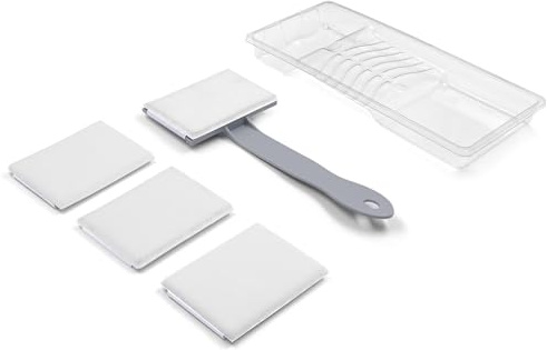 ROLLINGDOG 5PC Paint Pad Set for Behind Radiators- 4 Paint Pad Set for Hard to Reach Places,Ideal for Behind Toilets, Appliances