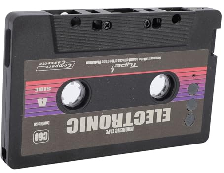 Luocute -kassettadapter, Trådlös Bilstereo Aux-adapter med Inspelningsfunktion för Smartphone MP3-spelare Bilstereo Musikuppspelning