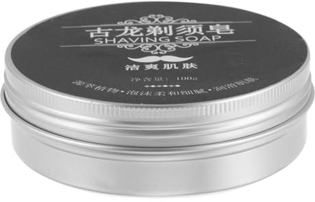 CLISPEED Sapone da Barba Uomo 100g Schiuma Ricca Delicato per Pelli Sensibili Balsamo Rivitalizzante per Barba Profumazione Leggera per Casa e Viaggio