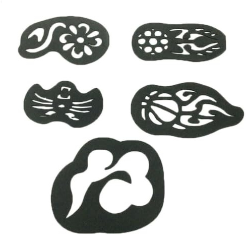 Kit de Tatouages Capillaires en Plastique Noir 25 Pièces