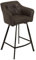 Riess Ambiente Retro Barstuhl LOFT 100cm antik grau mit Armlehne Barhocker Hocker Tresenstuhl Hausbar