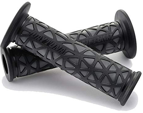 Daytona 88672 Motorrad Griffgummi Set GGD-CELL, 7/8“ (22,2mm), 125mm, offenes Ende, grau
